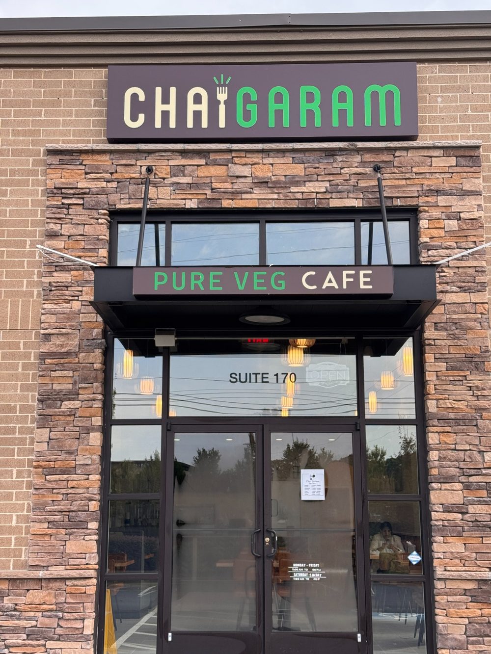 The Chai Garam storefront on Peachtree Parkway, Suwanee